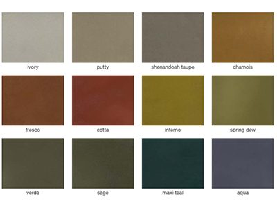 concrete overlay colors for garage floor upgrade