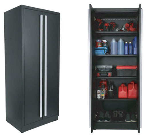 CrownWall Metal Garage Cabinet 2-door Tall Cabinet configuration