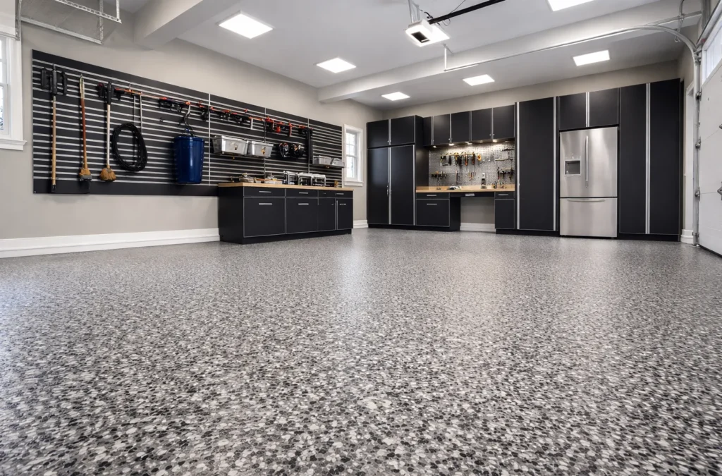 clean organized garage cabinet storage